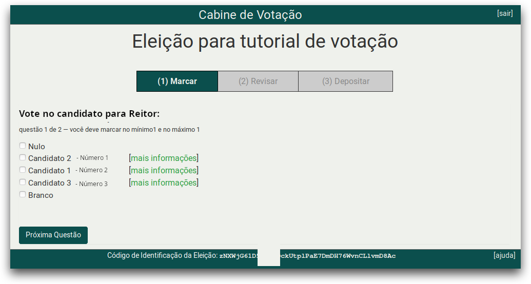 Escolha um candidato Escolha um candidato